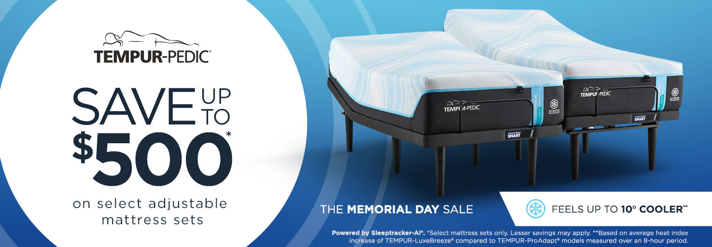 Memorial Day Savings with Tempur